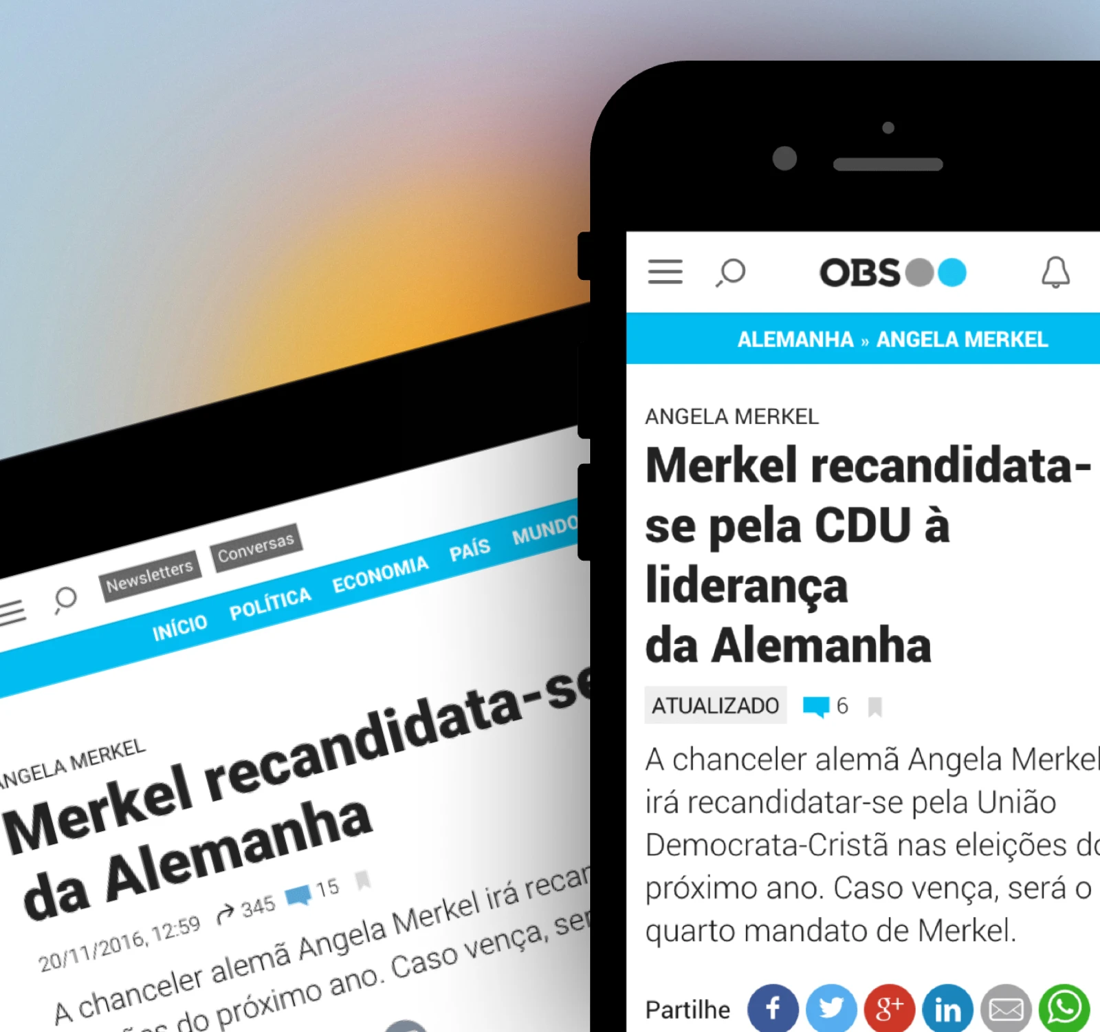 Observador work showcase