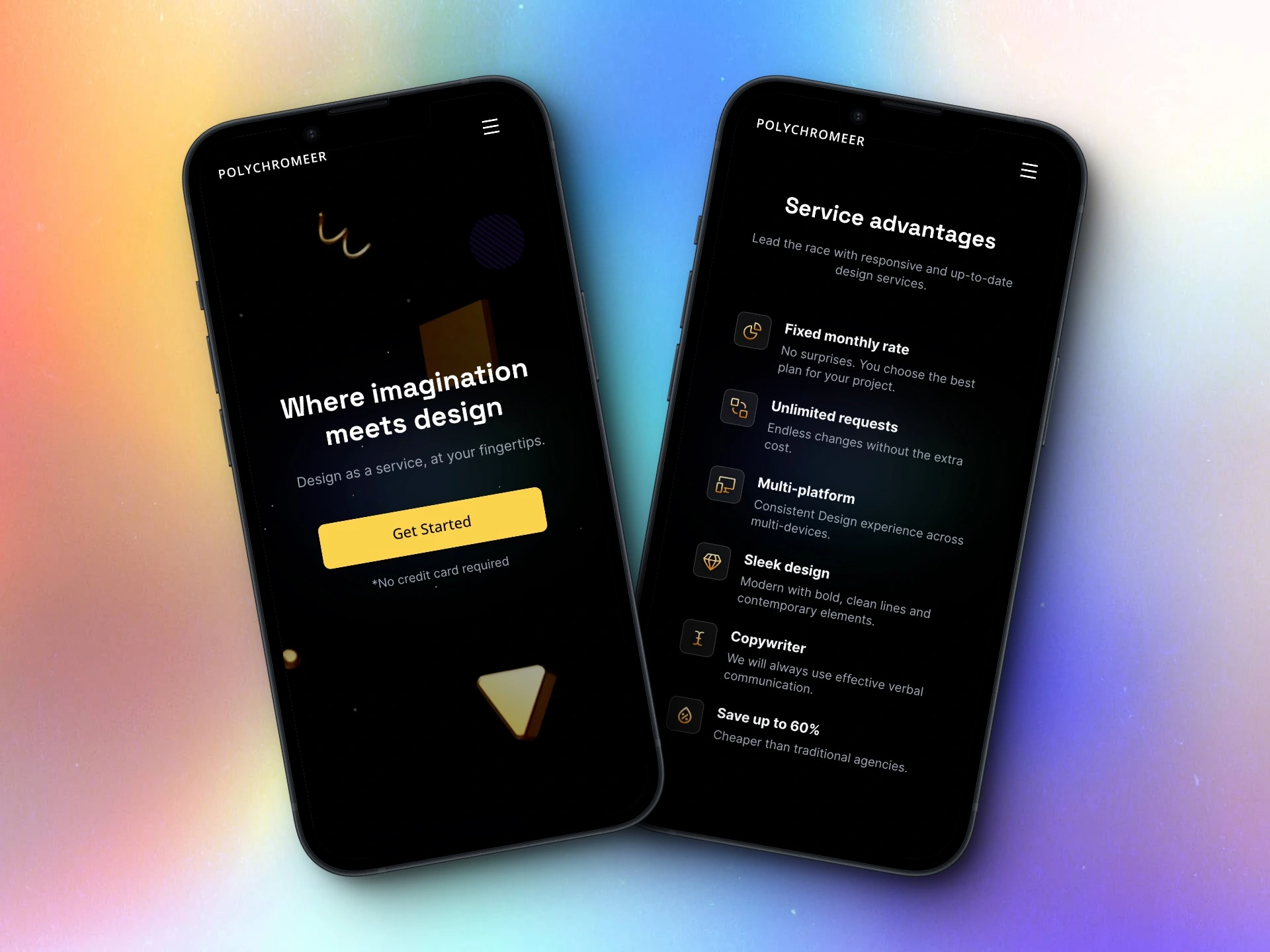 Polychromeer - Design studio website
